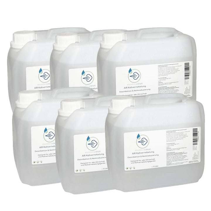 6x 3 Liter membraclean AIR Kaltvernebelung moderne Hygiene (Konzentrat) - membraclean-shop.de