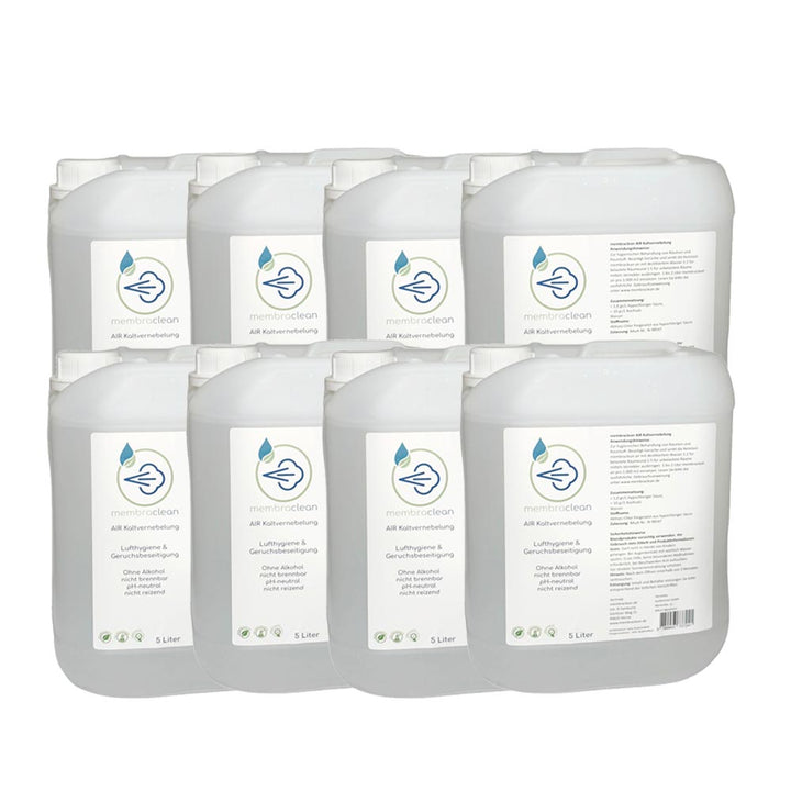 8x 5 Liter membraclean AIR Kaltvernebelung moderne Hygiene (Konzentrat) - membraclean-shop.de