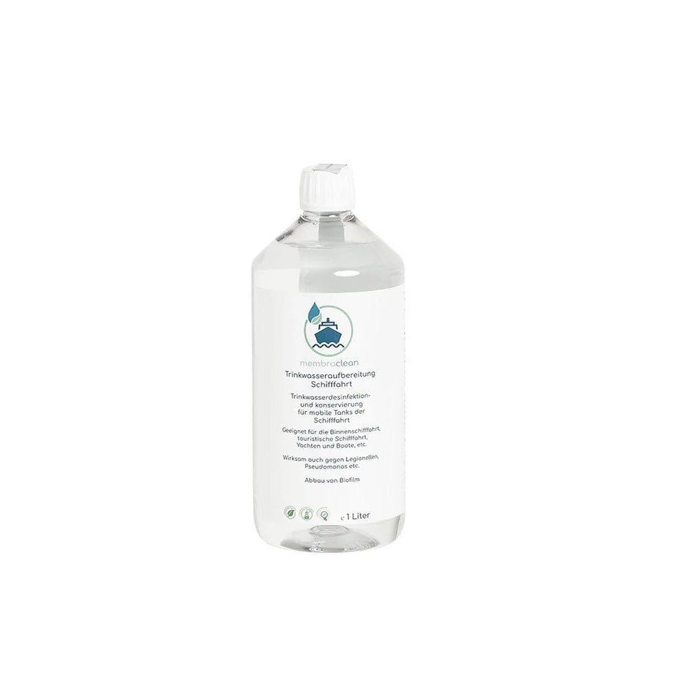 membraclean Trinkwasseraufbereitung Schifffahrt (Boote & Yachten) - 1 Liter - membraclean-shop.de