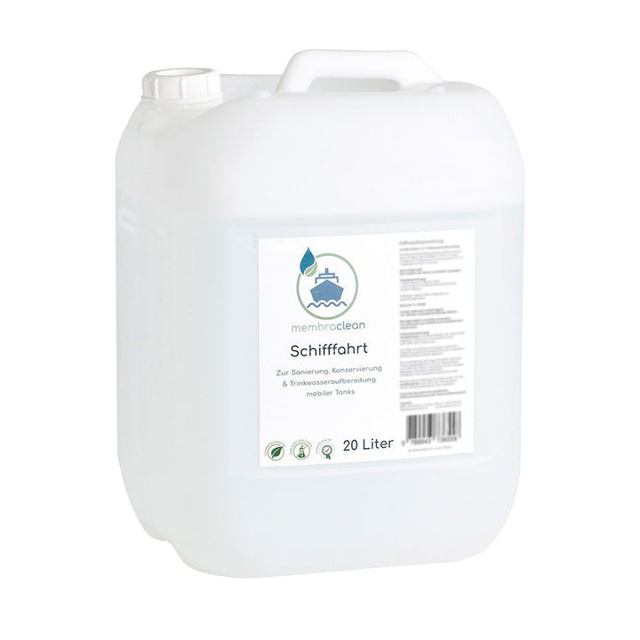 membraclean Trinkwasseraufbereitung Schifffahrt (Boote & Yachten) - 20 Liter - membraclean-shop.de