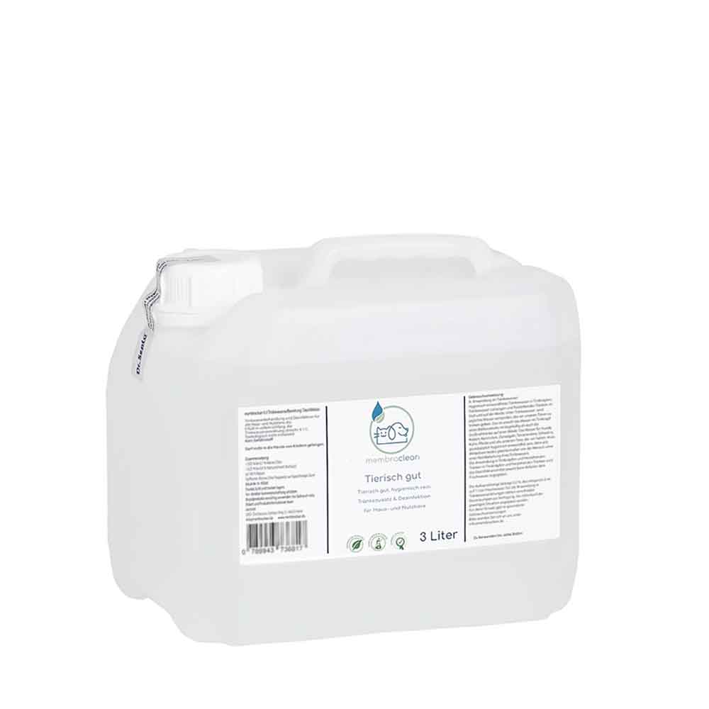 membraclean Trinkwasseraufbereitung "Tierisch gut" (Nutz- & Haustier) - 3 Liter - membraclean-shop.de