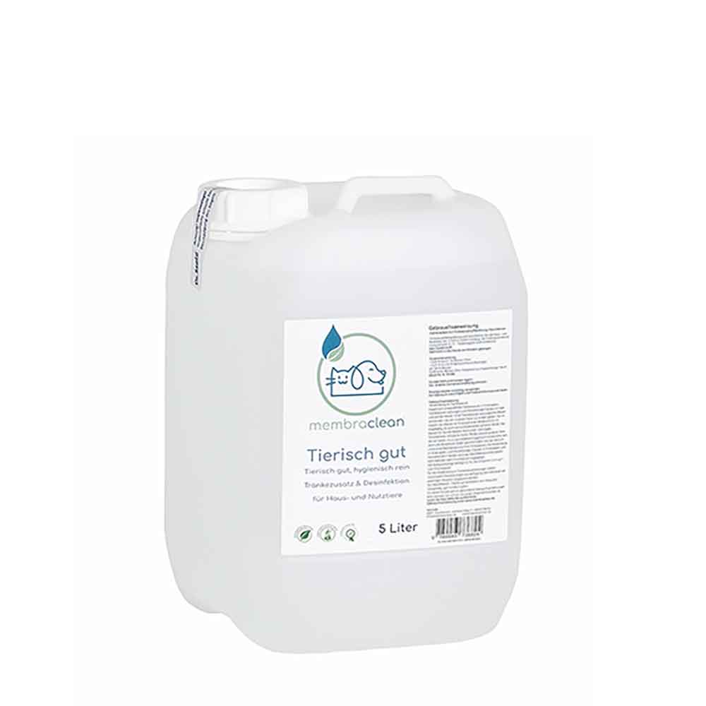 membraclean Trinkwasseraufbereitung "Tierisch gut" (Nutz- & Haustier) - 5 Liter - membraclean-shop.de